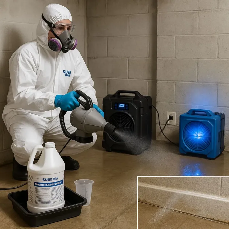 Sanitization and Odor Removal process in Struthers, OH