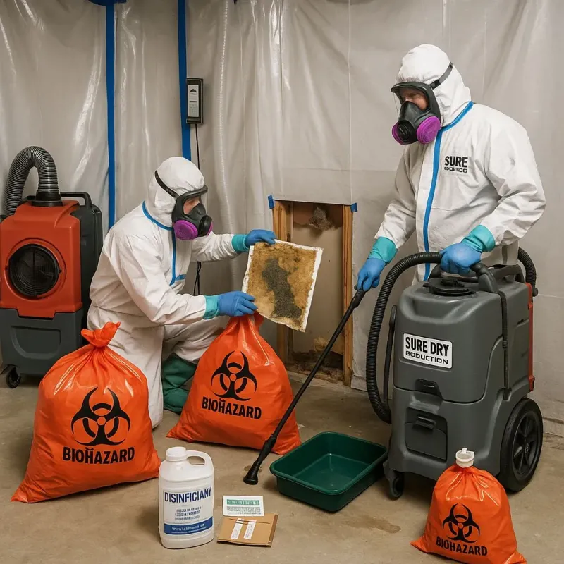 Contaminated Water Handling Protocols process in Struthers, OH